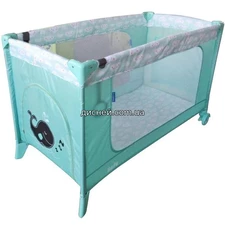 Манеж ME 1016 SAFE Cloud Pale Green, светло-зеленый